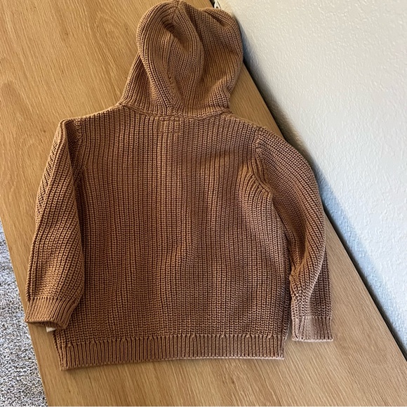 12-18 Cable Knit Hooded Cardigan - Picture 3 of 8